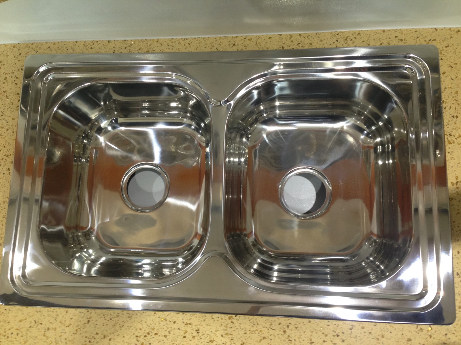 Perfect feature hot sale double bowl stainlee steel sinks Wy7848D