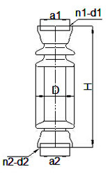 Outdoor ANSI Porcelain Station Post Insulator TR216