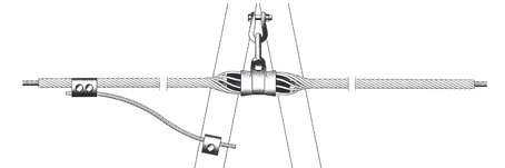 Precision Casting Carriedup Type Electrical Suspension Clamp For Cable