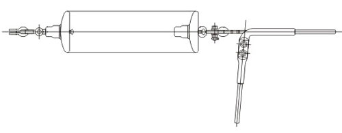 Steel Aluminum Distribution Line Hardware Tension Clamps For Bare Conductor