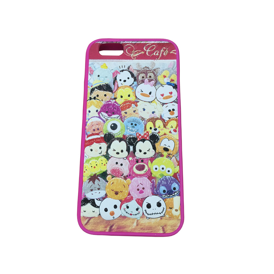 Disney audit factory custom made cartoon 3D silicone mobile phone cover