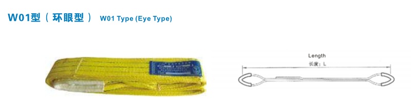 1t5m polyester endless webbing sling safety factor 51