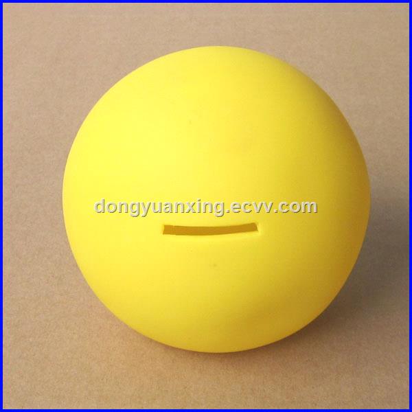 Shenzhen cartoon smiling face vinyl piggy boxes money bank toys for saving coines or promotion