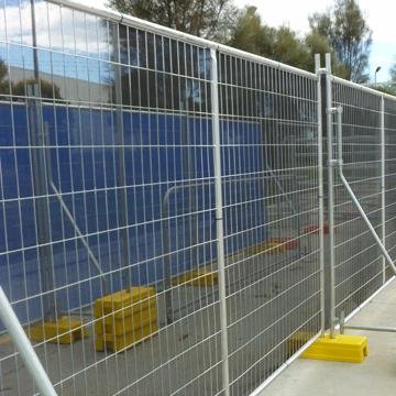 AS 4687 standard 24x21m galvanized temporary fence with plastic feet and clamp for Australia