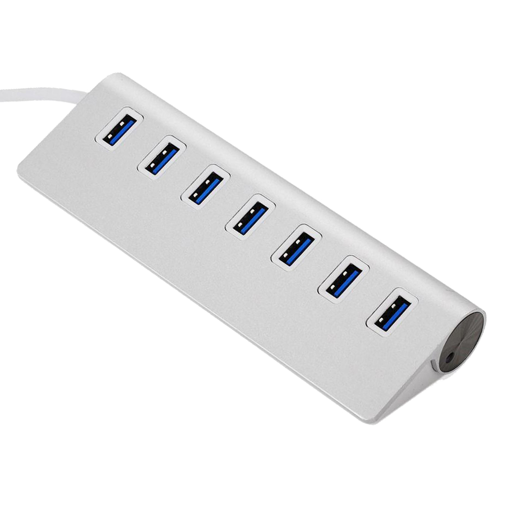 7 ports 30 USB Hub Aluminium Hub for Apple Macbook Pro Mac PC Laptop