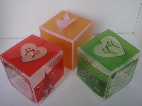 Plastic gift box custom made fancy packaging container