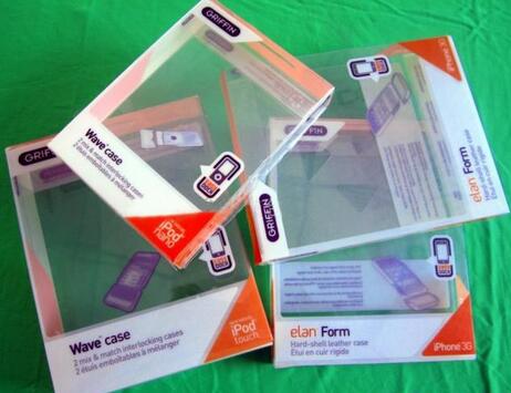 Plastic gift box custom made fancy packaging container