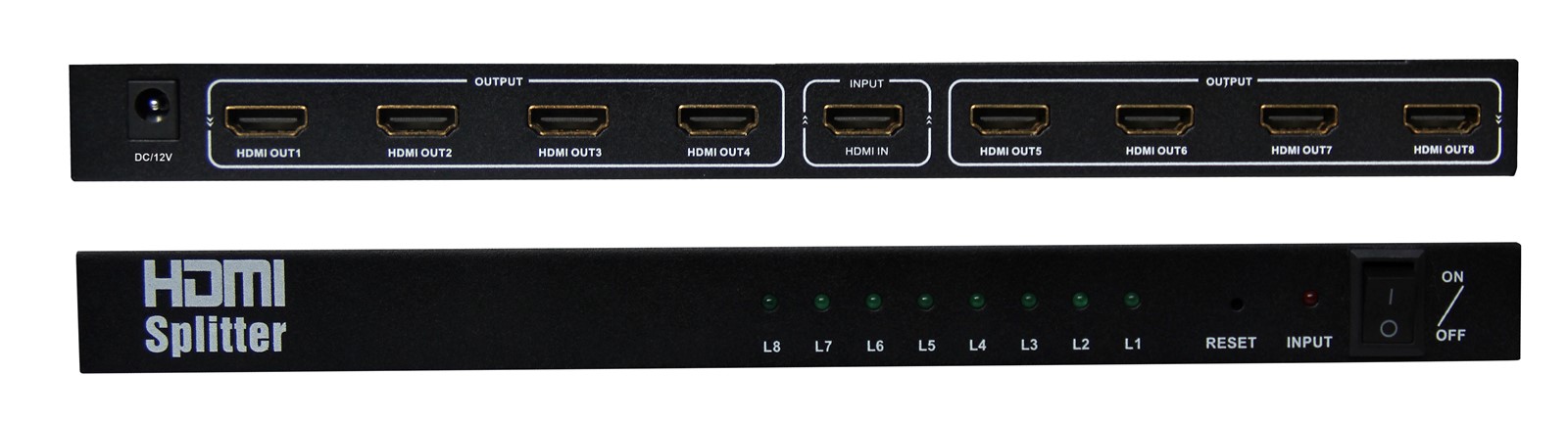 4K2K HDMI Splitter 1x8