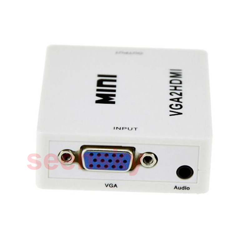 1080P VGA to HDMI Adapter VGA2HDMI Converter Connector With Audio for PC Laptop