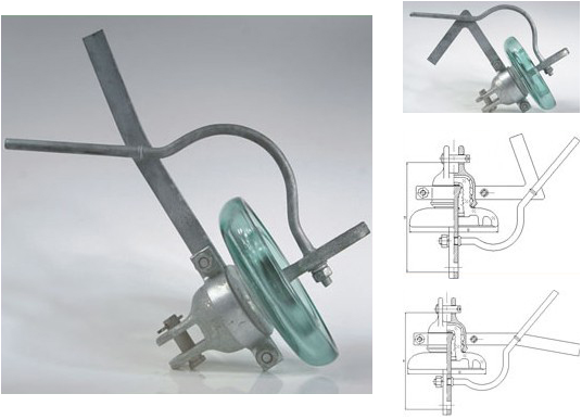 Linear Disc Suspension Glass Insulator LXDP70C