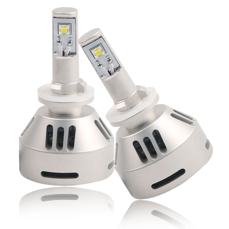 28W 3500lm Silver 880 LED Car Headlight