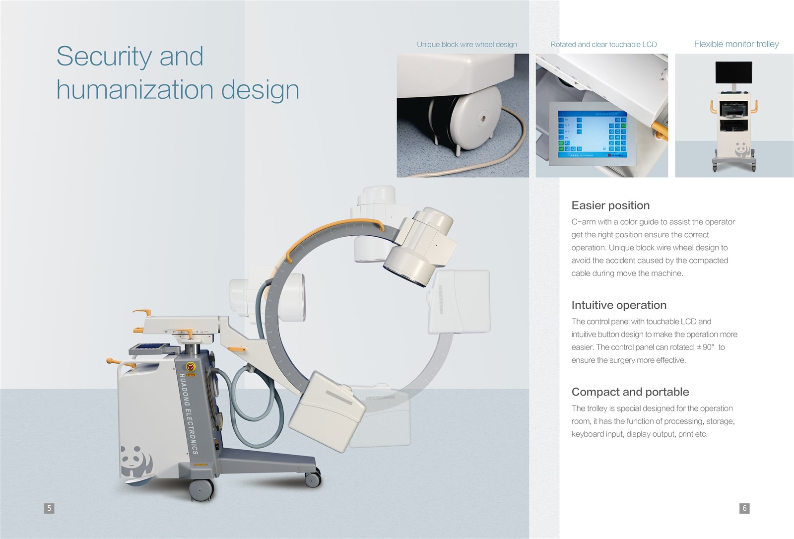 the Newhigh frequency Megapixel Mobile CArm Xray Imaging System