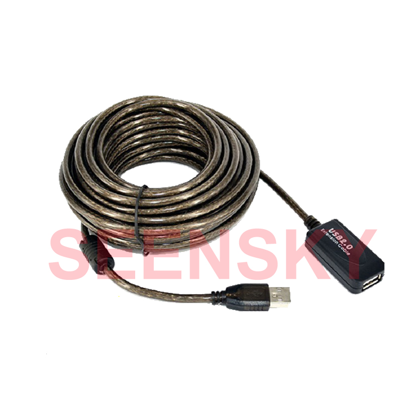 5M 16FT USB 20 Extension cable Computer Printer Connectors Cables Signal Booster A Male to A Female