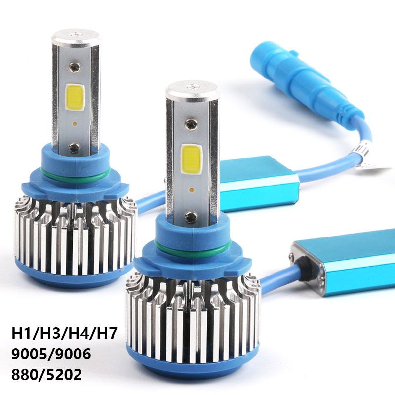 Car LED Headlight with COB Chips