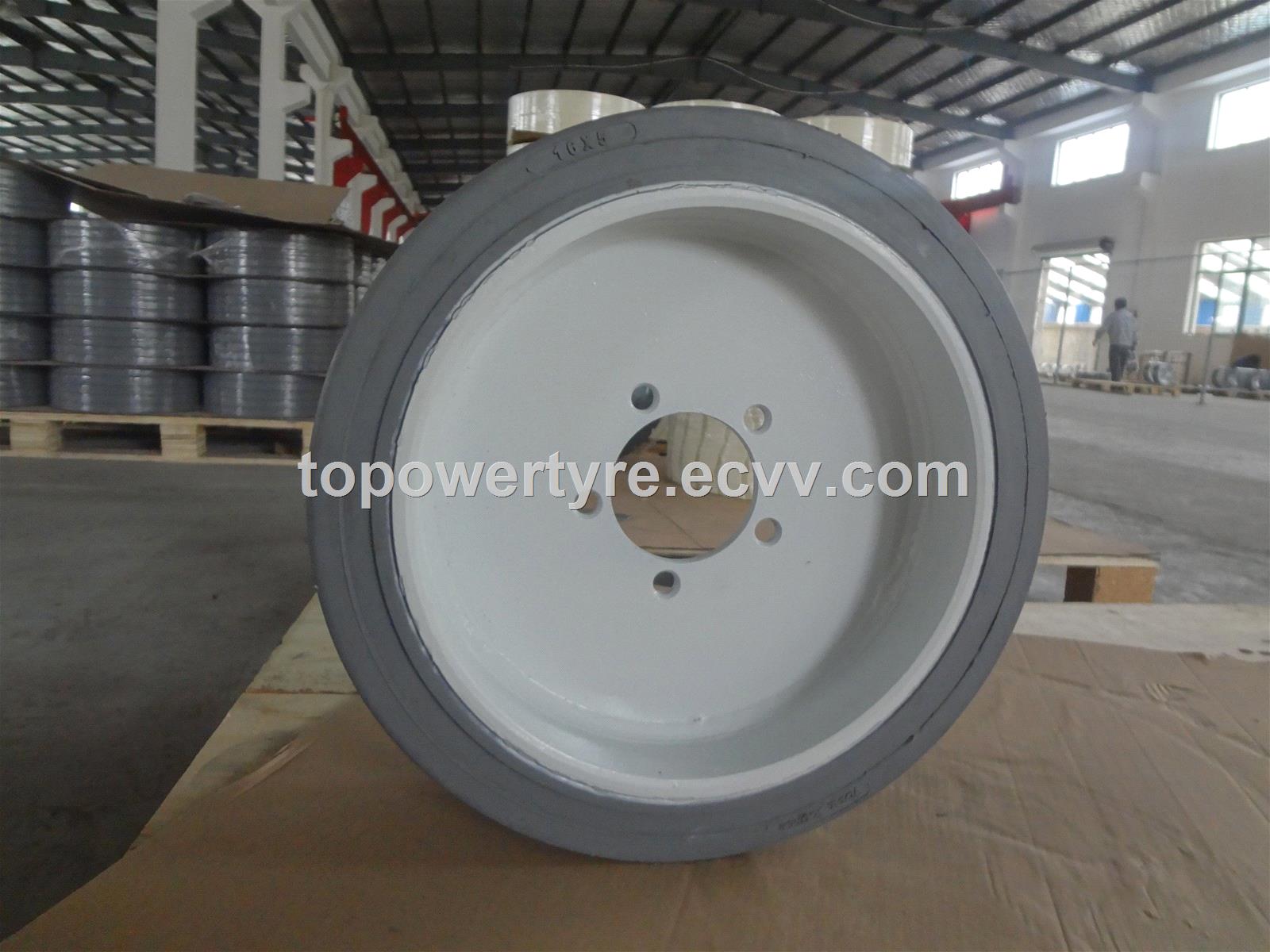 China cheap jlg lift solid tire 16 x 5 for JLG 2032E2 2646E2 2632E2 3246E2 ALL E AND E3 SERIES