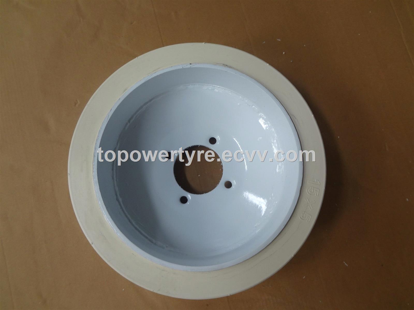 GN96252 MOULD ON WHEEL 15 X 5 GREY FOR GENIE AERIAL LIFT PARTS