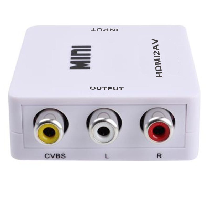 HDMI2AV HDMI to AV CVBS Converter Box PC to TV OEMODM Composite Real 1080P HDCP HDMI to 3 RCA Audio