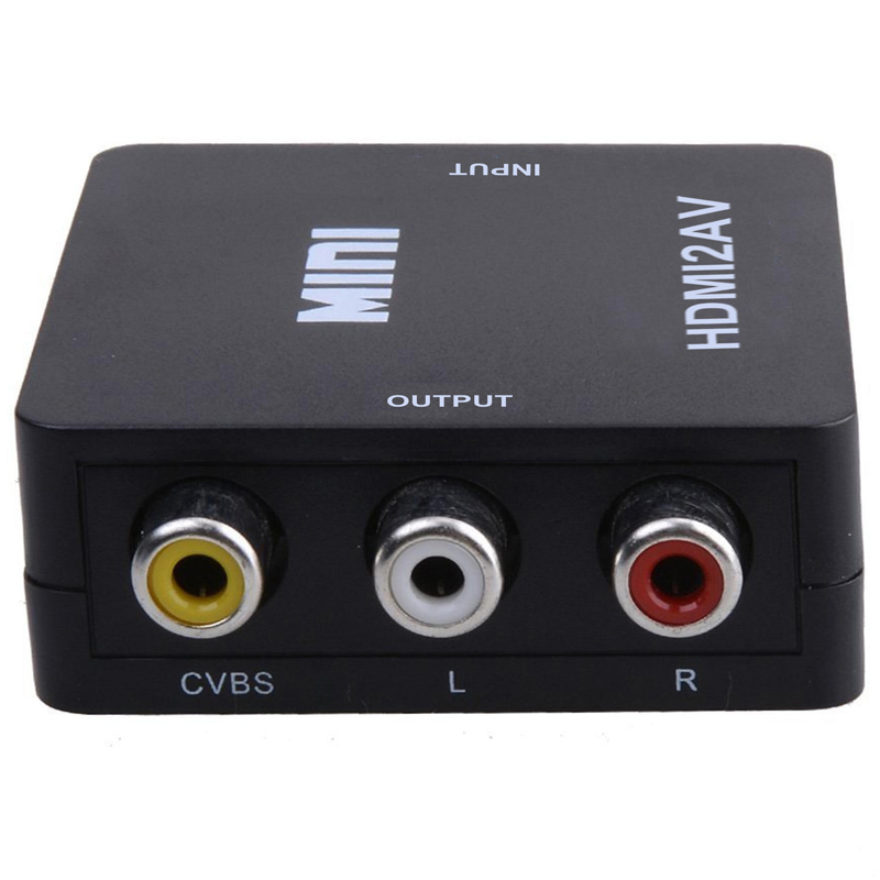 HDMI2AV HDMI to AV CVBS Converter Box PC to TV OEMODM Composite Real 1080P HDCP HDMI to 3 RCA Audio