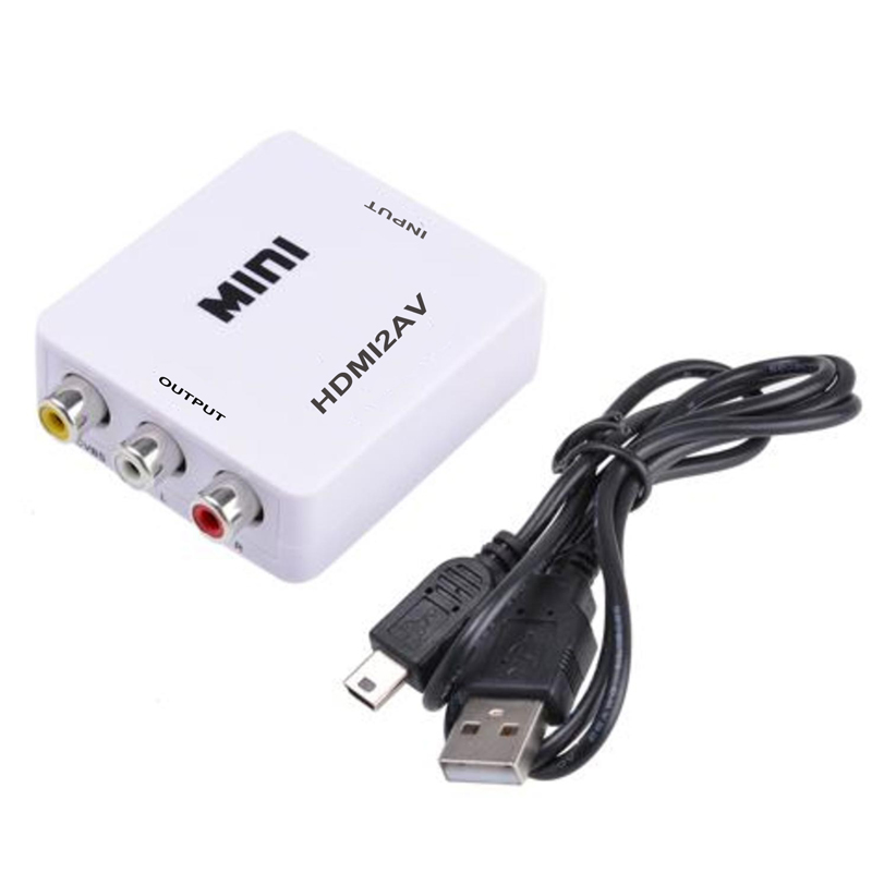 HDMI2AV HDMI to AV CVBS Converter Box PC to TV OEMODM Composite Real 1080P HDCP HDMI to 3 RCA Audio