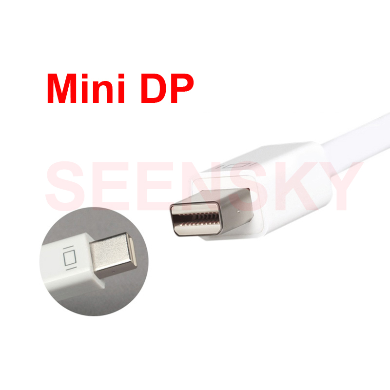 Mini Display Port DP MDP To HDMI VGA DVI HD 1080P 3 in1 Display Port Cable Adapter Converter