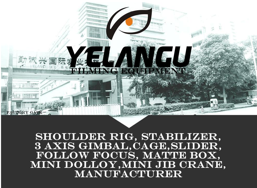YELANGU Factory Price S40T Carbon Fiber 2840cm Handheld Mini Stabilizer for DVDSLR Other Camera