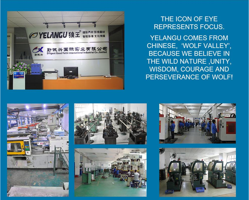 YELANGU Factory Price S40T Carbon Fiber 2840cm Handheld Mini Stabilizer for DVDSLR Other Camera