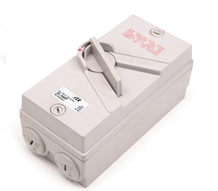 Safety Type Of 115MM Mounting Hole Dimension Waterproof Isolating Switch