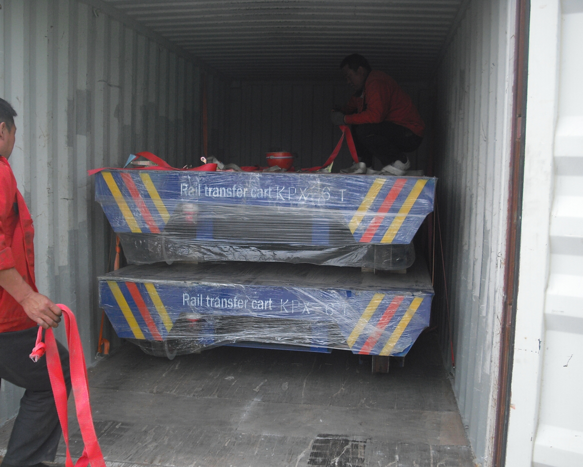 Anti high temperature Coil car rail transfer cart for heavy cargo