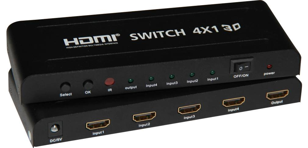 HDMI Switcher 4x1with PIP function Support 4K2K