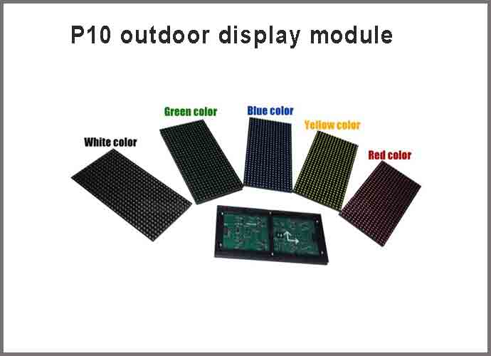 5V P10 module led display 320160 P10 panel advertising signage red green blue yellow white