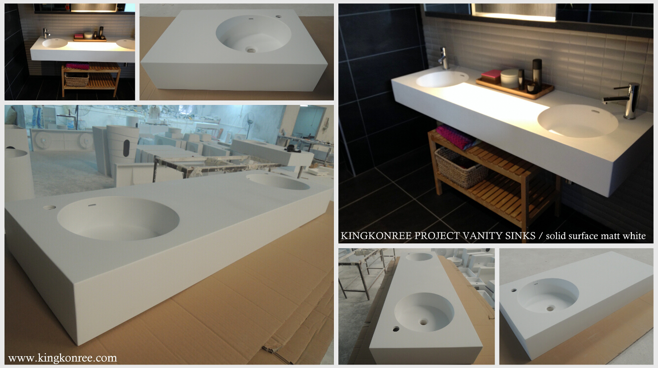 KKR artificial stone solid surface hand wash basin