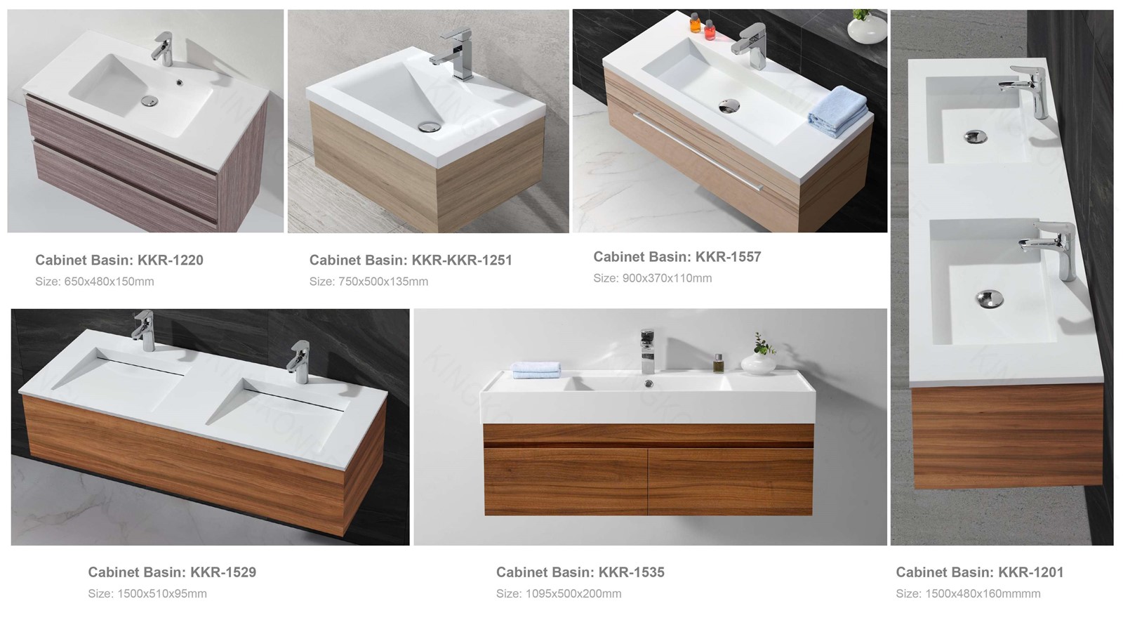 Best quality kkr man made stone solid surface wash basin