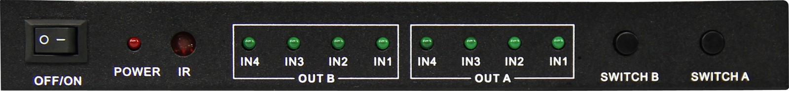 HDMI Matrix 4x2with audio output4K