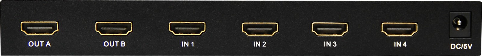 HDMI Matrix 4x2with audio output4K