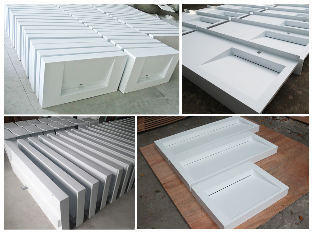 KKR artificial stone solid surface hand wash basin