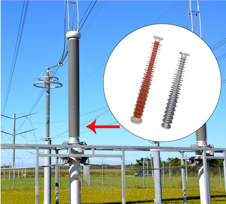 High pollution resistance compsite pin post polymer insulator