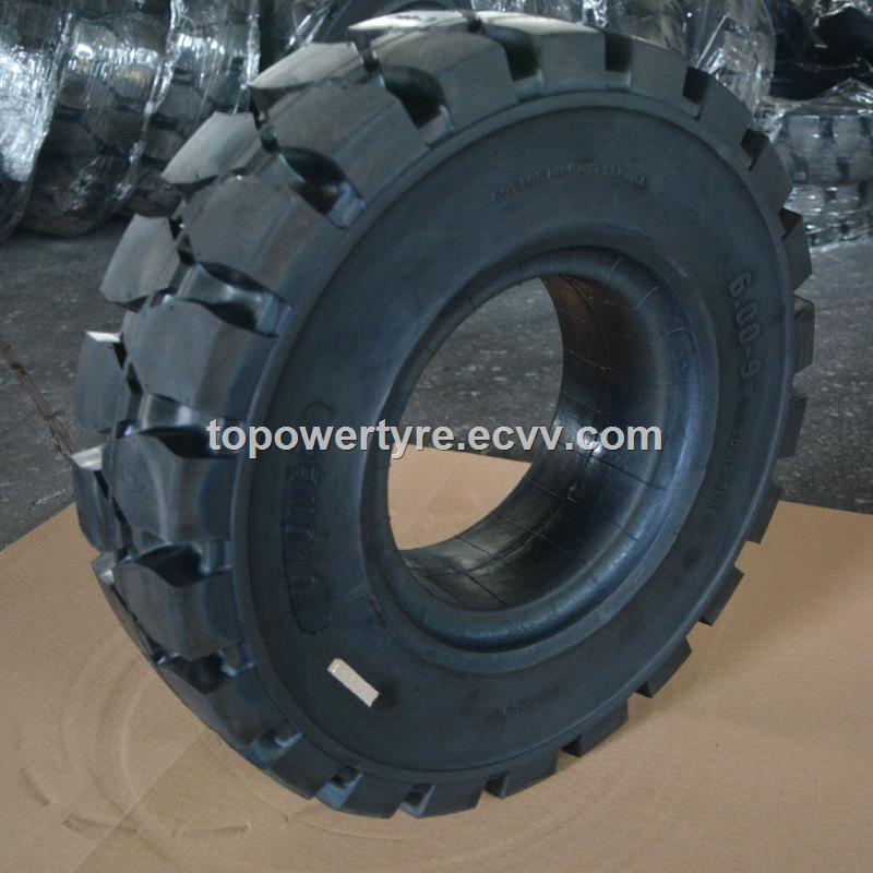 6009 solid tire forklift pneumatic solid tyre