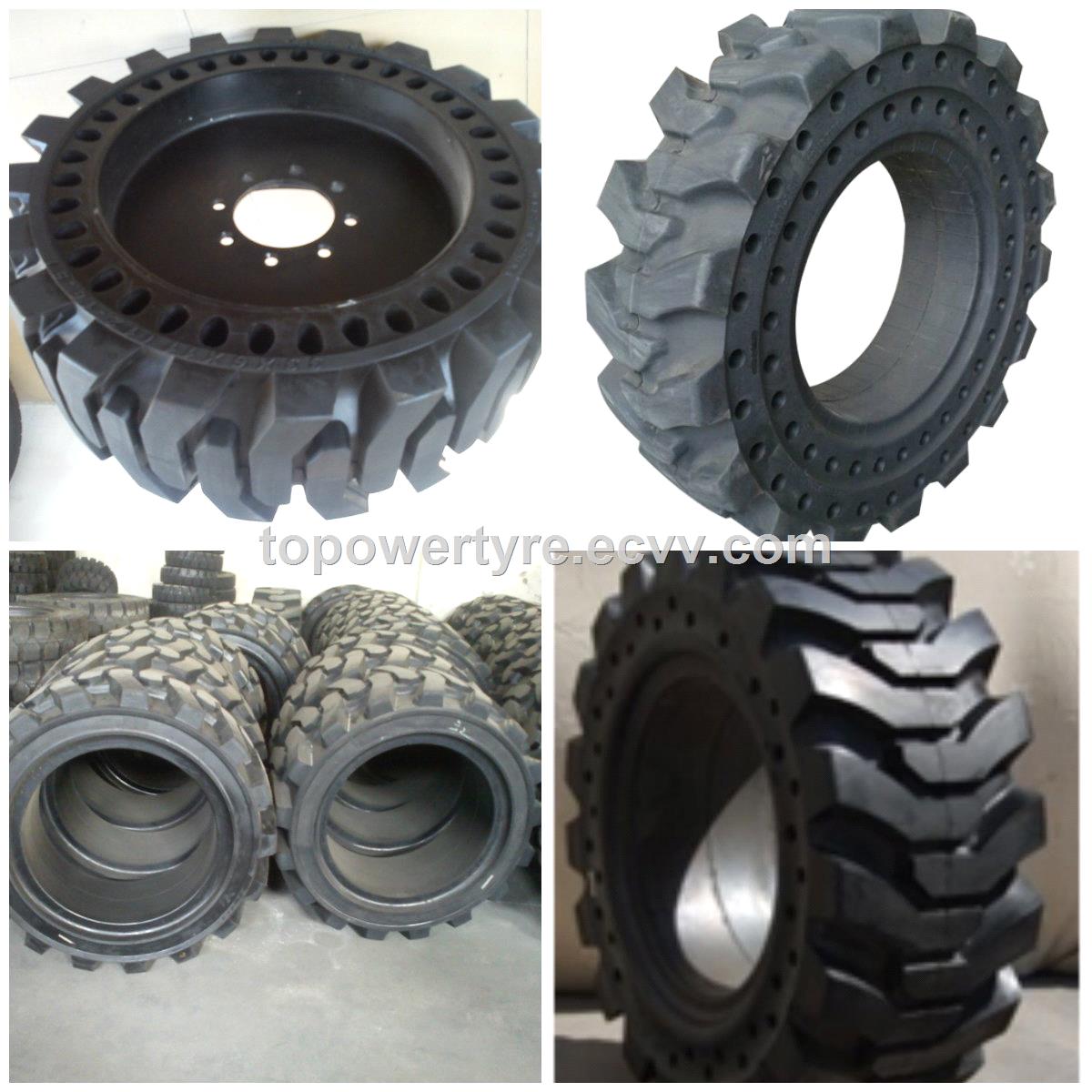 Bobcat skid steer solid tire 10165