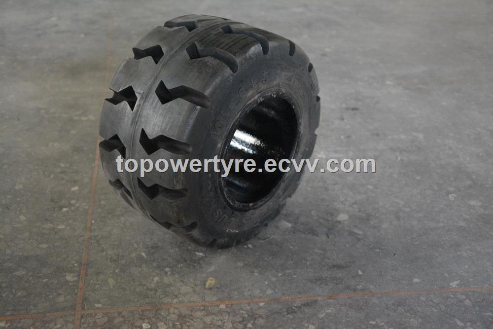 Press on solid tire 10 12 x 6 x 5 for fork lift truck