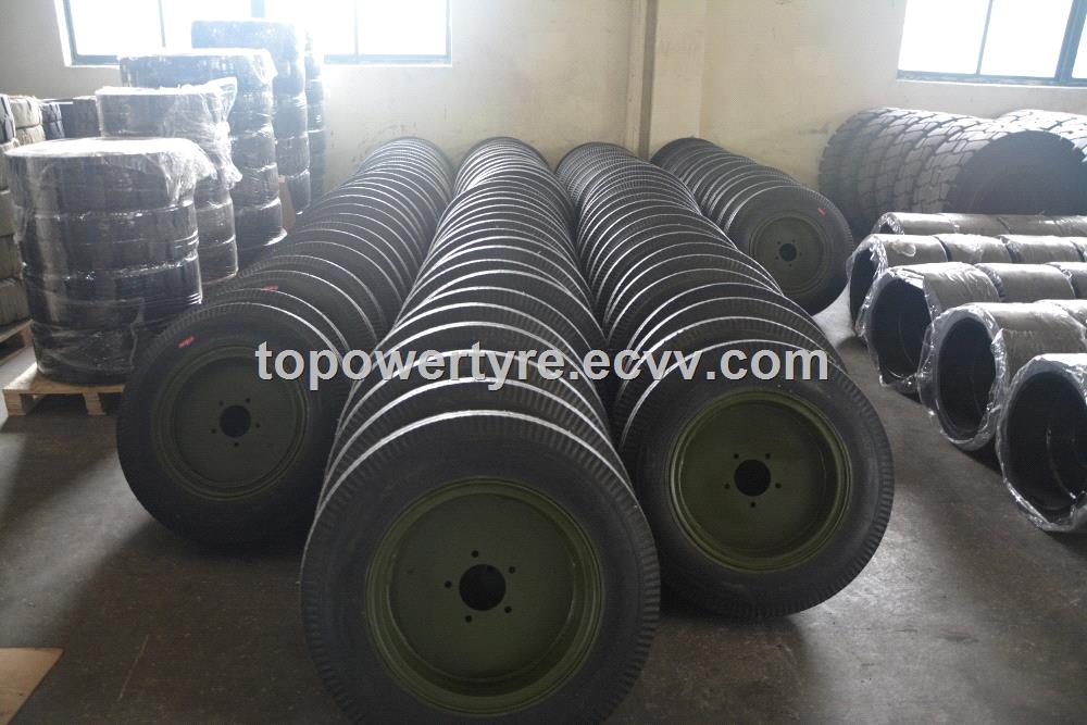 Artillery tyre 650x20 cannon foam solid tyre with rim