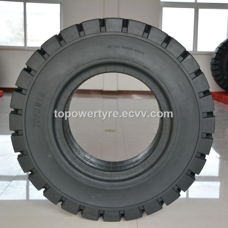 Forklift solid tire 110020 with high quality