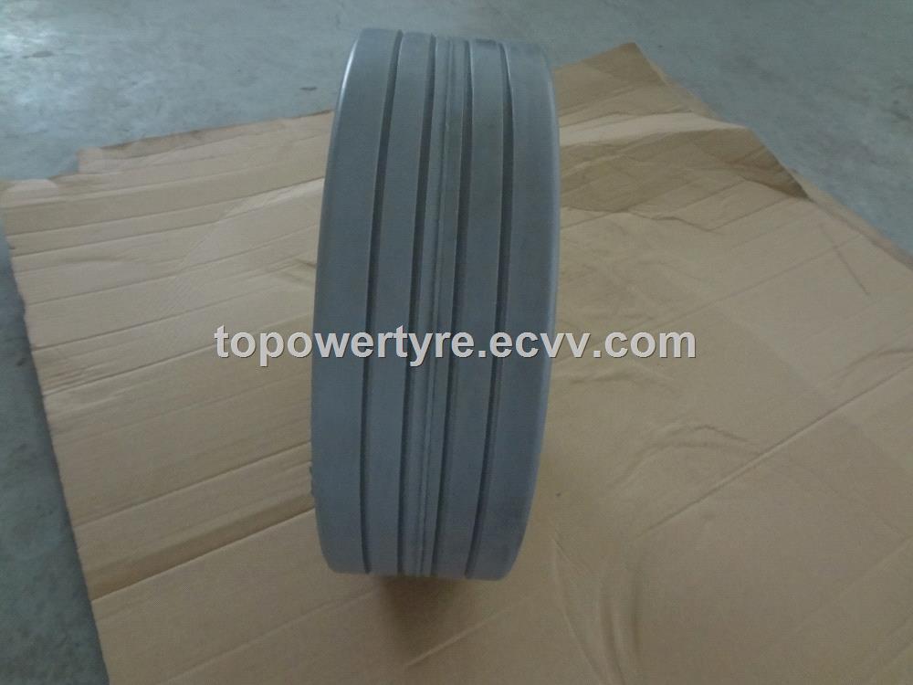 Grey rubber solid non marking tire 1445 solid for JLG 1532E JLG1932E JLG1532E3 JLG1932E3