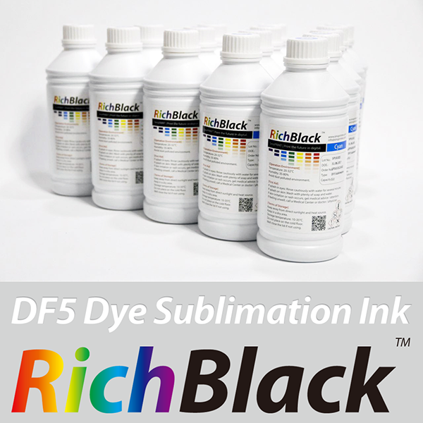 RichBlack DF5 Dye Sublimation Ink for DX5 DX7