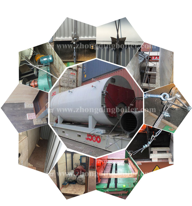 WNS series Auto Types of Oil Gas Steam Boiler for Sale