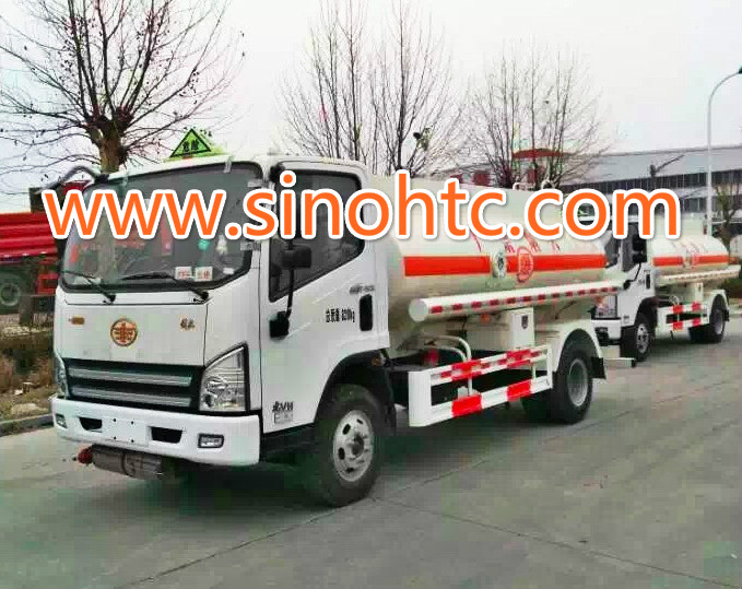 Hot Sale 10 cbm Fuel tank truck FAW Refuel Truck
