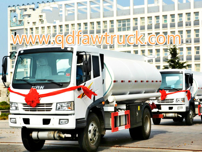 Hot Sale 10 cbm Fuel tank truck FAW Refuel Truck