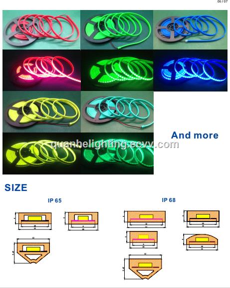 IP68 Silicone Extrusion LED Strip