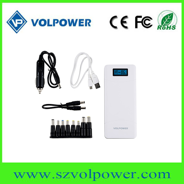 Notebook power bank Volpower P65 in high capacity 15600mAh and reasonable price