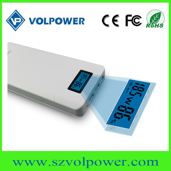 Notebook power bank Volpower P65 in high capacity 15600mAh and reasonable price