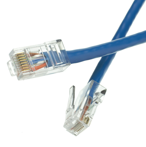 cat5e ethernet patch cable with rj45 connector